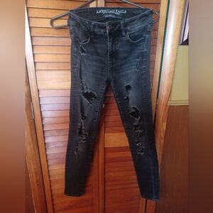 Black America eagle super super stretch hirise jegging size 0